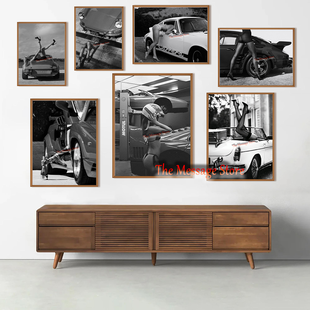 Luxury Lifestyle Photos - Retro Sexy Meisje Hoge Hakken met