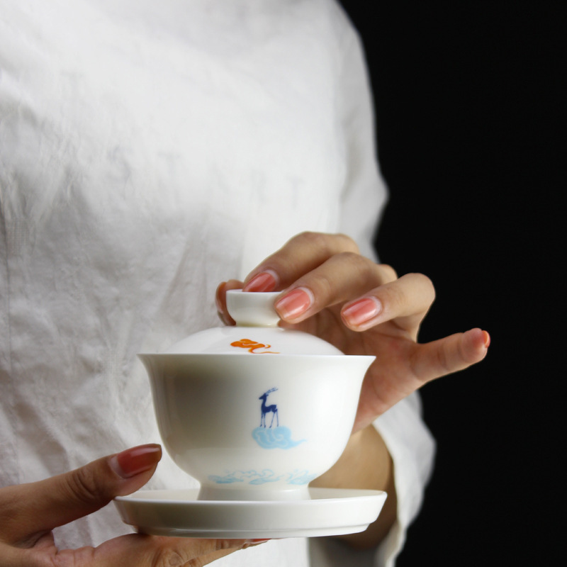 Gongjiu Kleur Herten Wit Porse - Handmade Ceramic Mug recensie en prijs