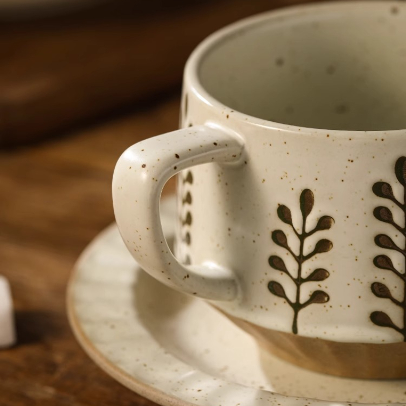 Retro keramische beker grof aa - Handmade Ceramic Mug recensie en prijs