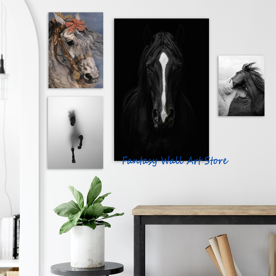 Zwart paard foto's vintage lux - Luxury Lifestyle Photos recensie en prijs