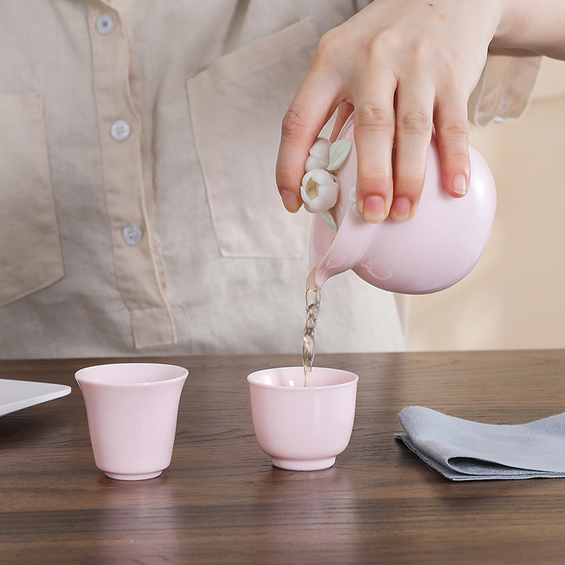 Handgemaakt roze bloemen keram - Handmade Ceramic Mug recensie en prijs