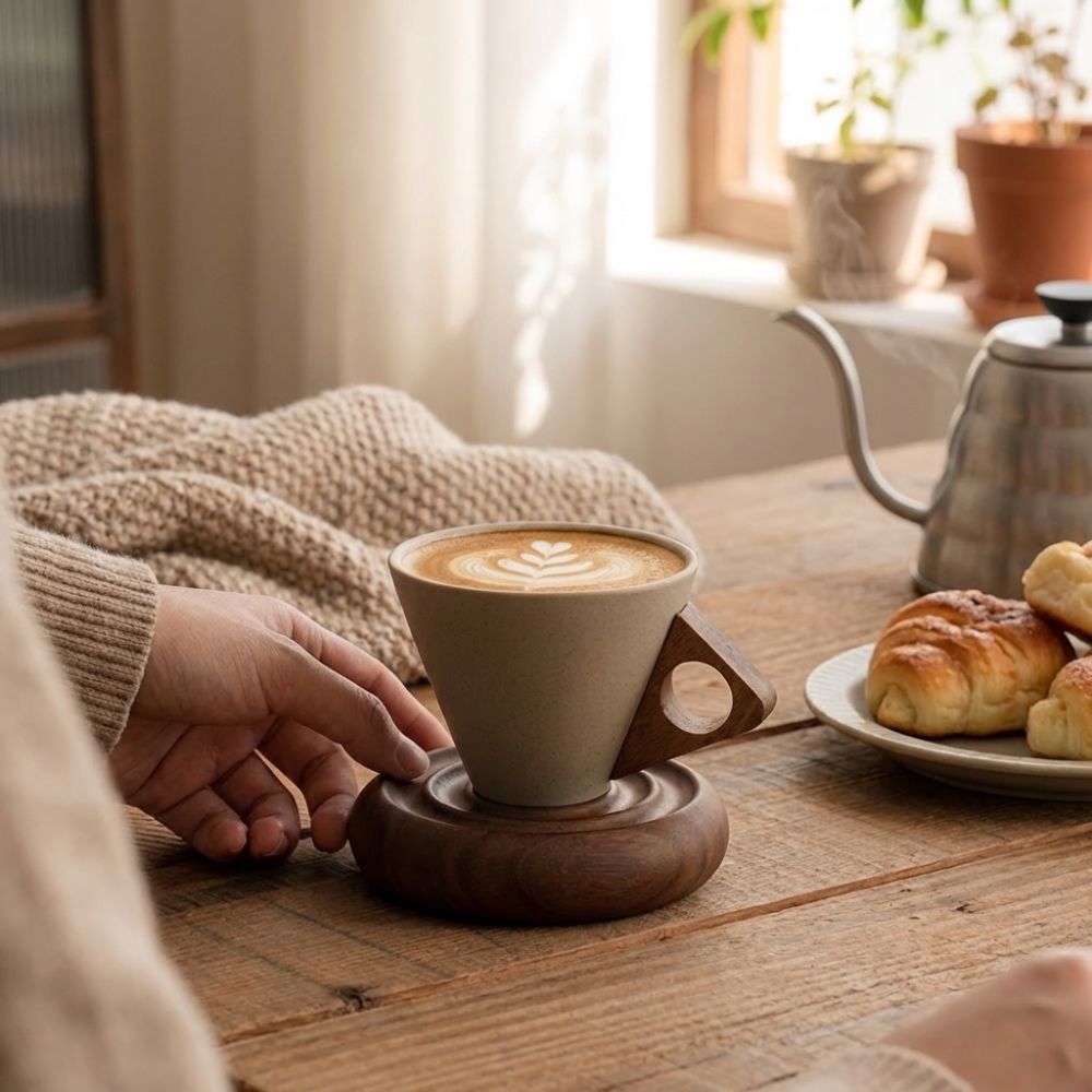 Ruwe keramische driehoekige co - Handmade Ceramic Mug recensie en prijs